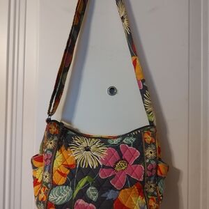Floral Quilted Shoulder Bag